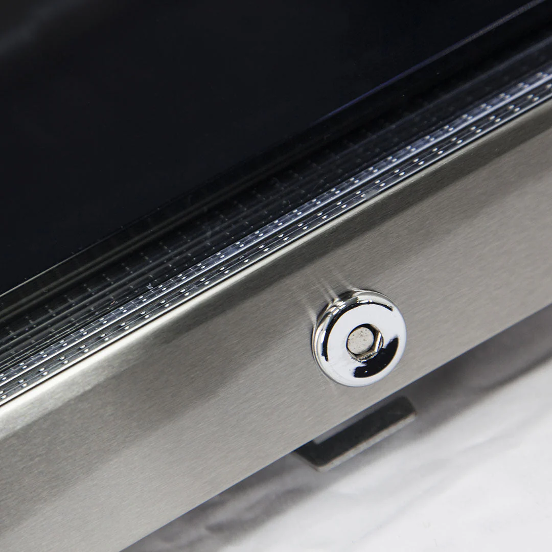 AAA Schmick Outdoor Triple Glazed Alfresco Bar Fridge With Led Strip Lights, Lock and LOW E Glass, indoor use also perfect! - Model HUS-SC88L-SS - Image 7