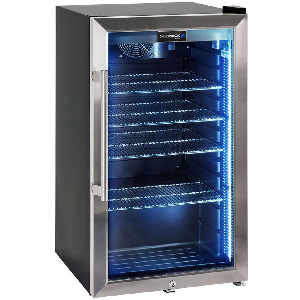 AAA Schmick Outdoor Triple Glazed Alfresco Bar Fridge With Led Strip Lights, Lock and LOW E Glass, indoor use also perfect! - Model HUS-SC88-SS - Image 12