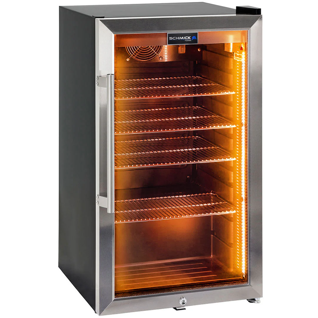 AAA Schmick Outdoor Triple Glazed Alfresco Bar Fridge With Led Strip Lights, Lock and LOW E Glass, indoor use also perfect! - Model HUS-SC88-SS - Image 8