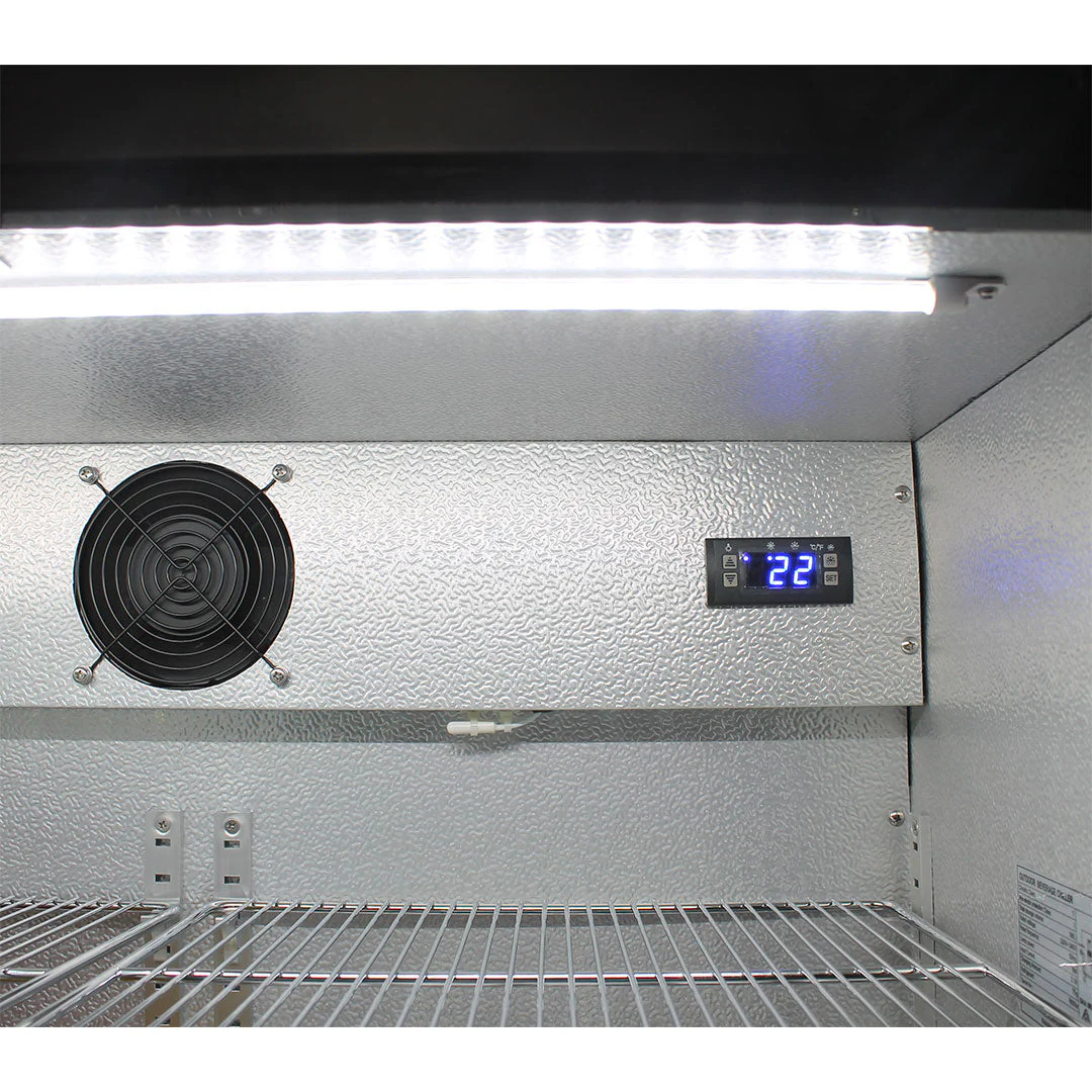 Schmick Stainless Bar Fridge 2 Door With Heated Glass and Triple Glazing - Model SK190-SS - Image 8