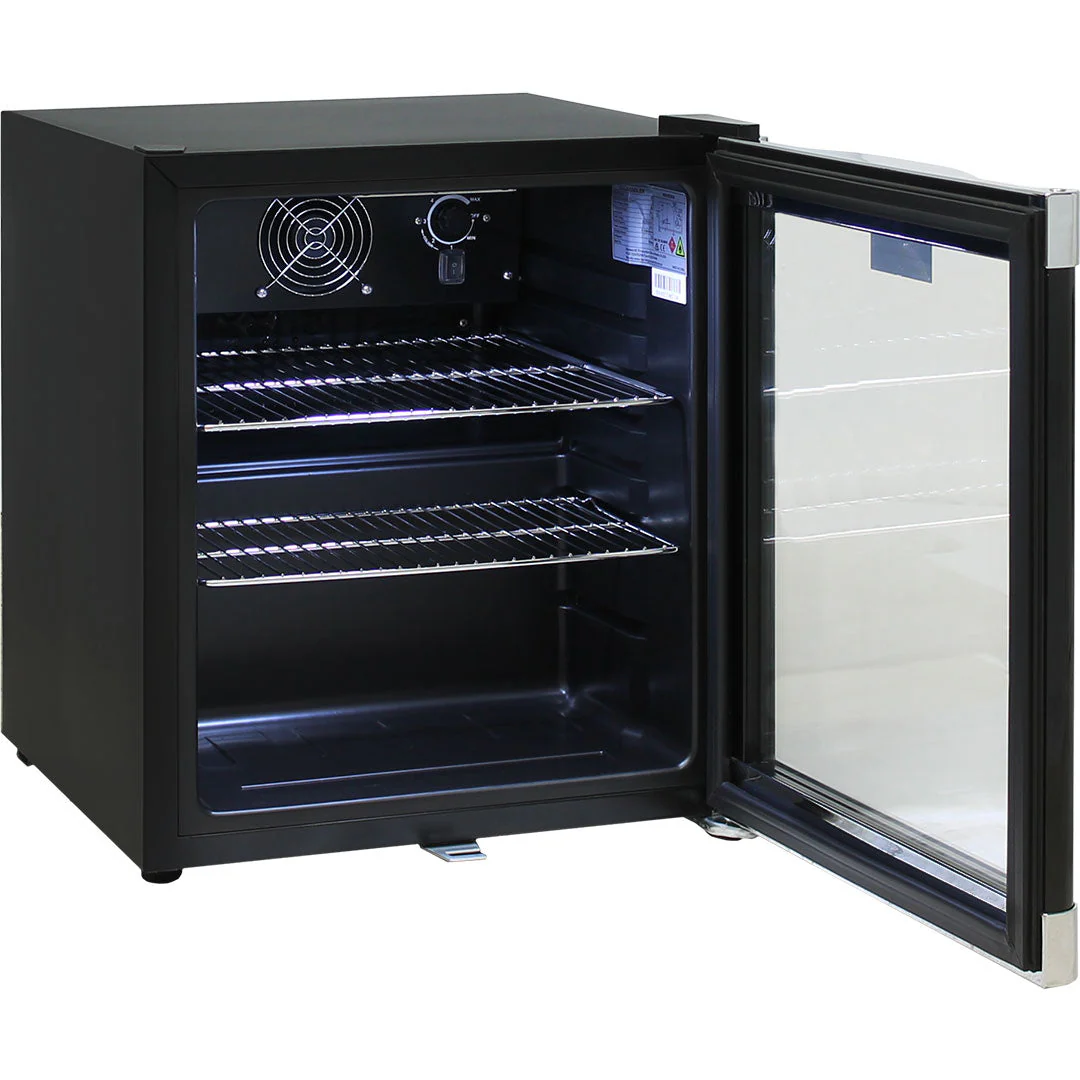 Schmick Tropical Glass Door Mini Bar Fridge 50Litre - Model HUS-SC50B - Image 3