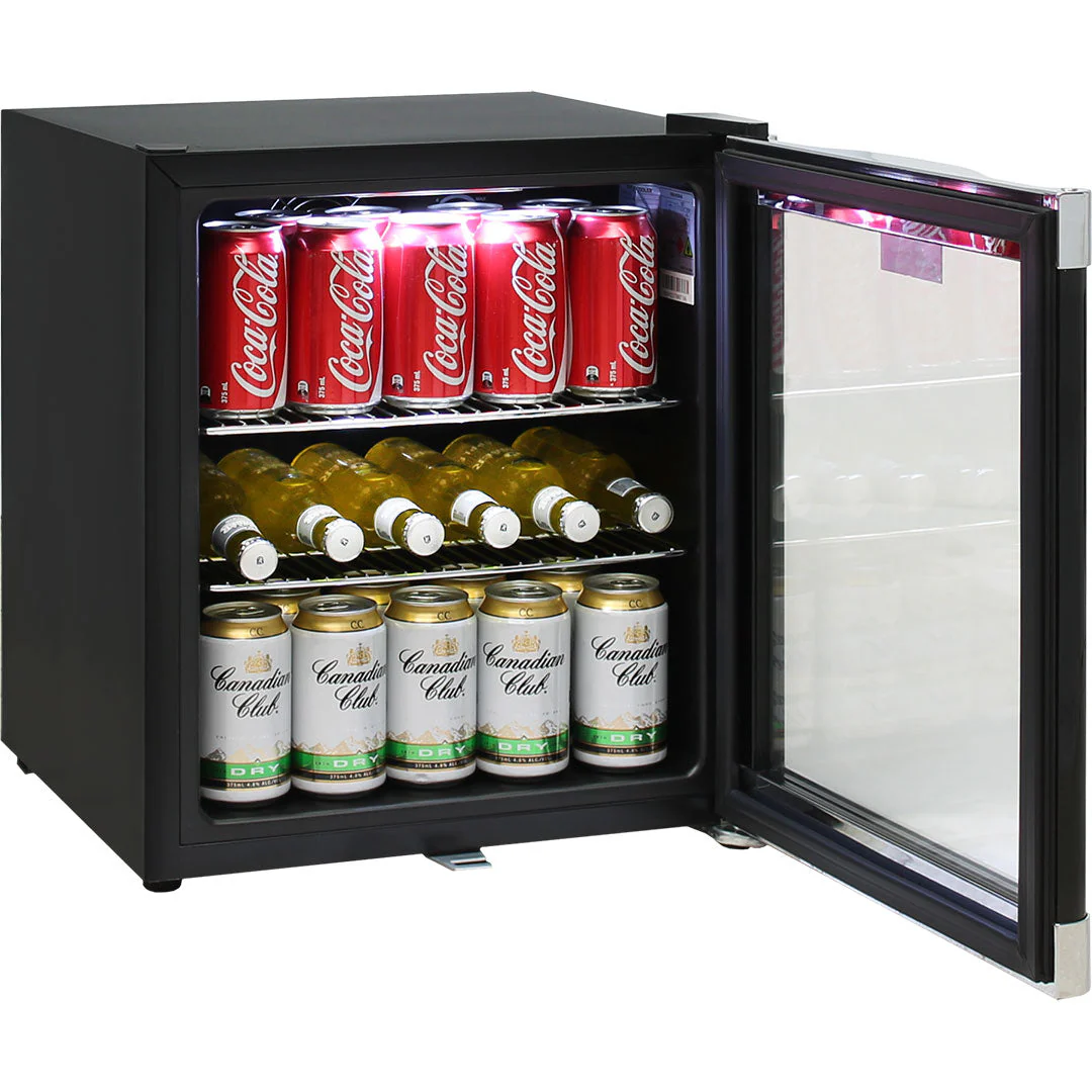 Schmick Tropical Glass Door Mini Bar Fridge 50Litre - Model HUS-SC50B - Image 4