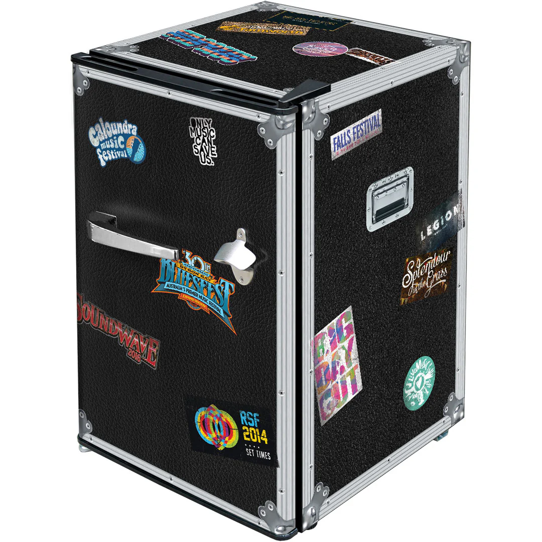 Music Roadie Case Retro Mini Bar Fridge 70 Litre Schmick Brand With Opener - Mode BC70B-ROADIE-AUS - Image 12