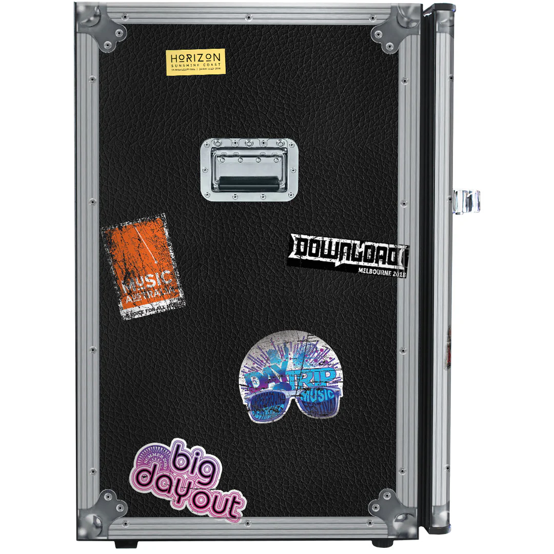Music Roadie Case Retro Mini Bar Fridge 70 Litre Schmick Brand With Opener - Mode BC70B-ROADIE-AUS - Image 6