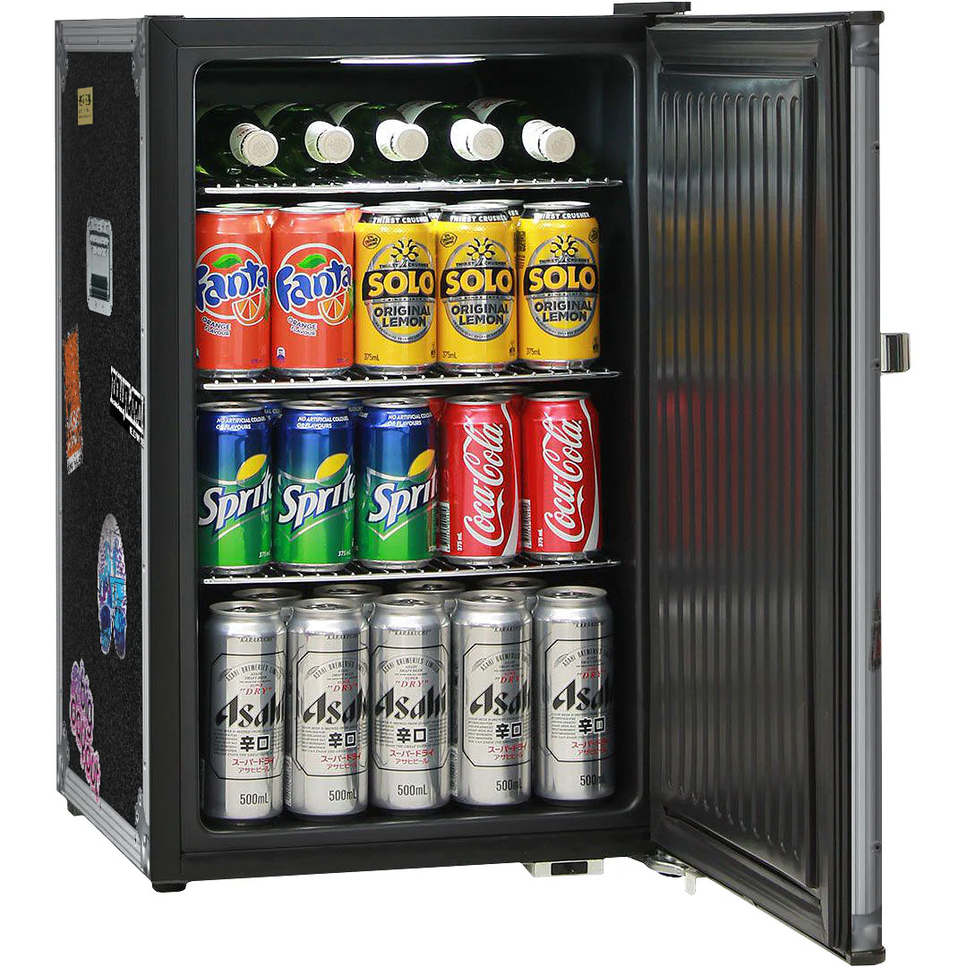 Music Roadie Case Retro Mini Bar Fridge 70 Litre Schmick Brand With Opener - Mode BC70B-ROADIE-AUS - Image 11
