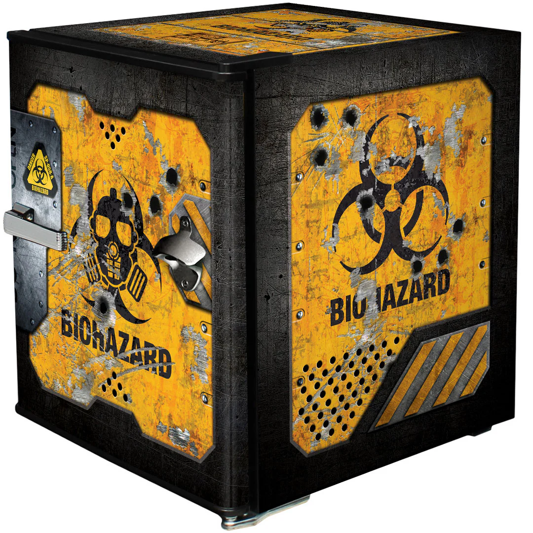 Toxic Waste Crate Design Mini Bar Fridge - A Great Gift Idea - Model BC46B-TOXIC - Image 7