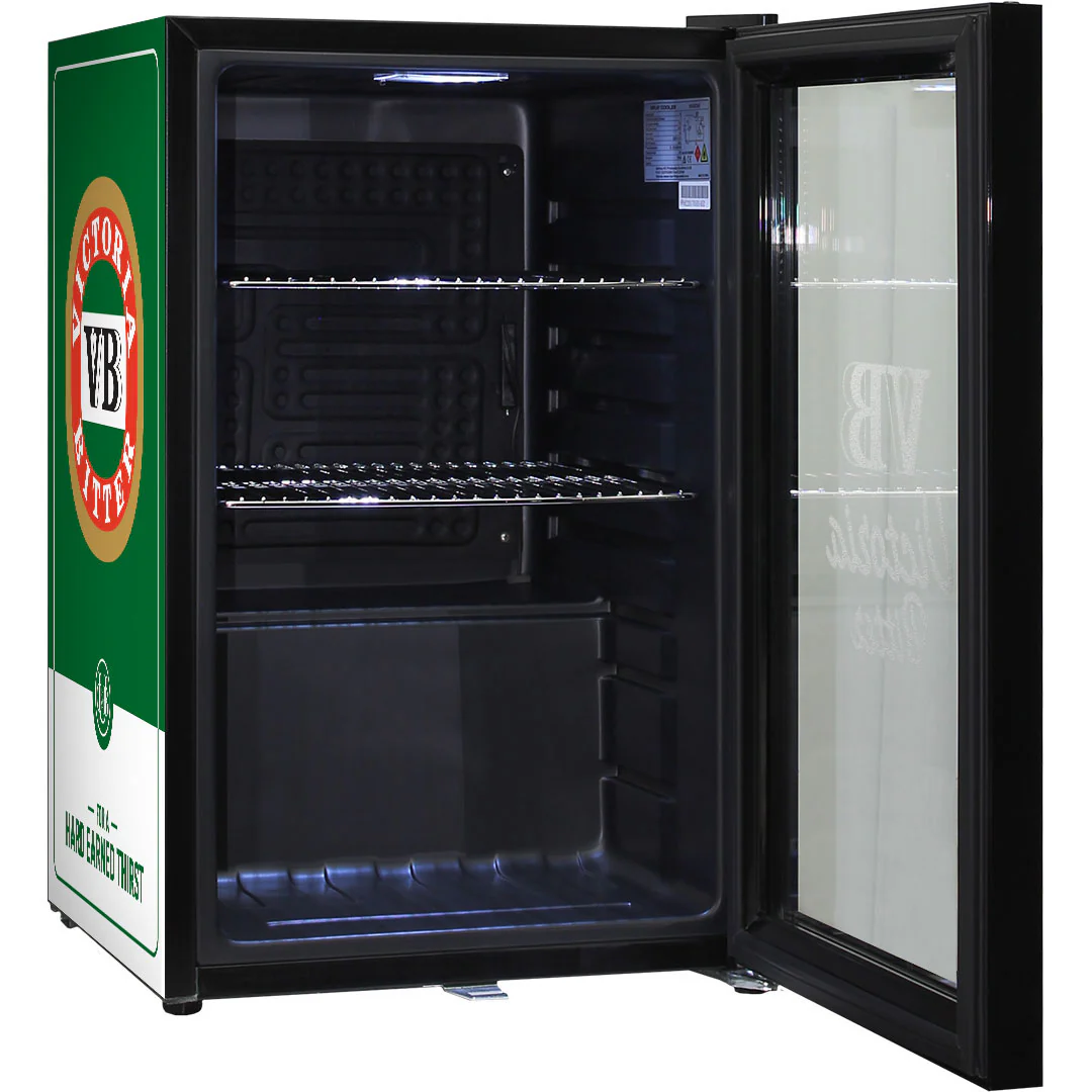 VB Original Branded Glass Door Bar Fridge With Cool Frosted Door Logo - Model SC70-B-VB-V2 - Image 9